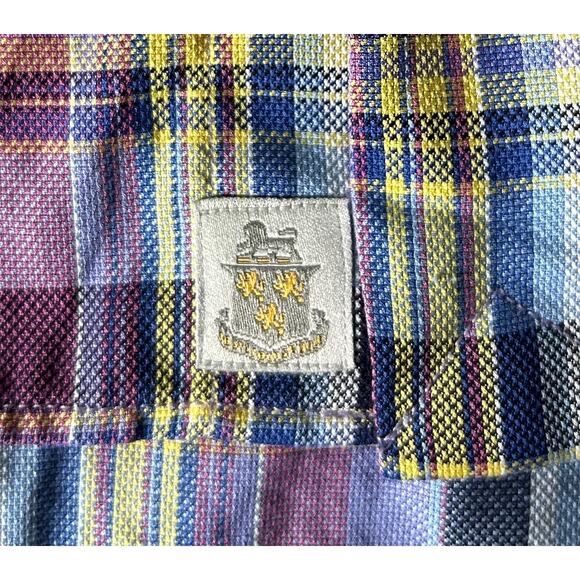 Robert Talbott Carmel Men’s Size 2XL‎ 100% Cotton Plaid Button Up Shirt - Picture 5 of 8